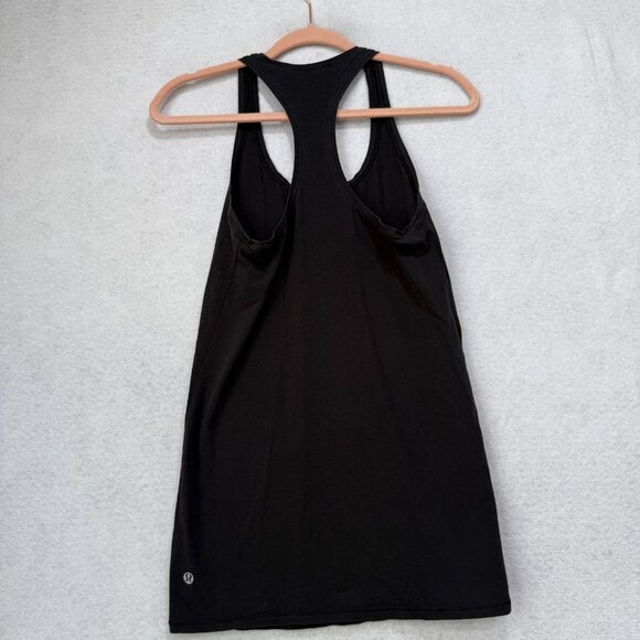 Lululemon Tank Top Womens Medium Black Racerback Athletic Yoga Gym Lightweight - Picture 4 of 5